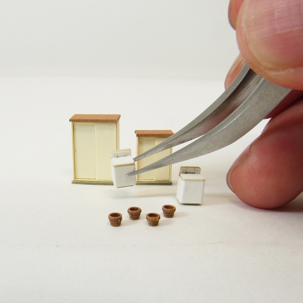 日本sankei 微縮藝術精品_【MP04-81】民家小物B