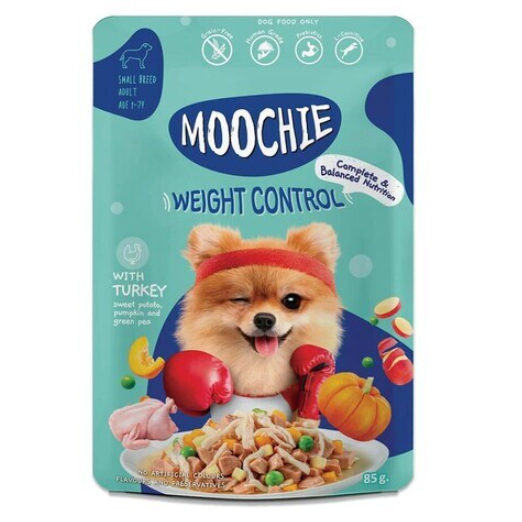 Moochie SuperFood Weight Control With Turkey Wet Dog Food (85gx12pcs)