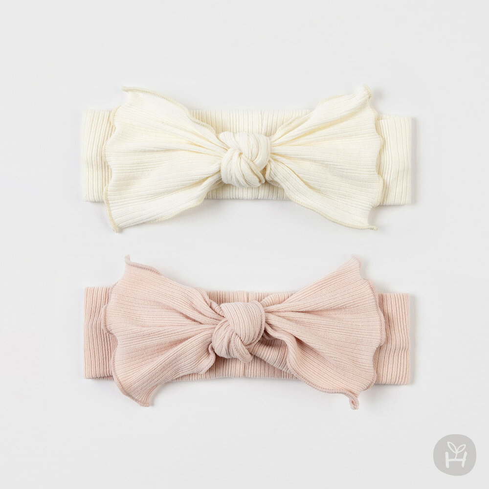 2023秋冬新品♡Happy Prince♡Beca 雙色蝴蝶結髮帶