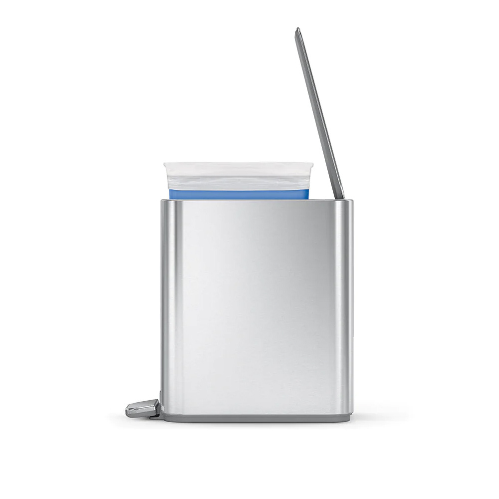 美國品牌SIMPLEHUMAN 5L 不銹鋼腳踏垃圾桶【香港行貨】-CW2096