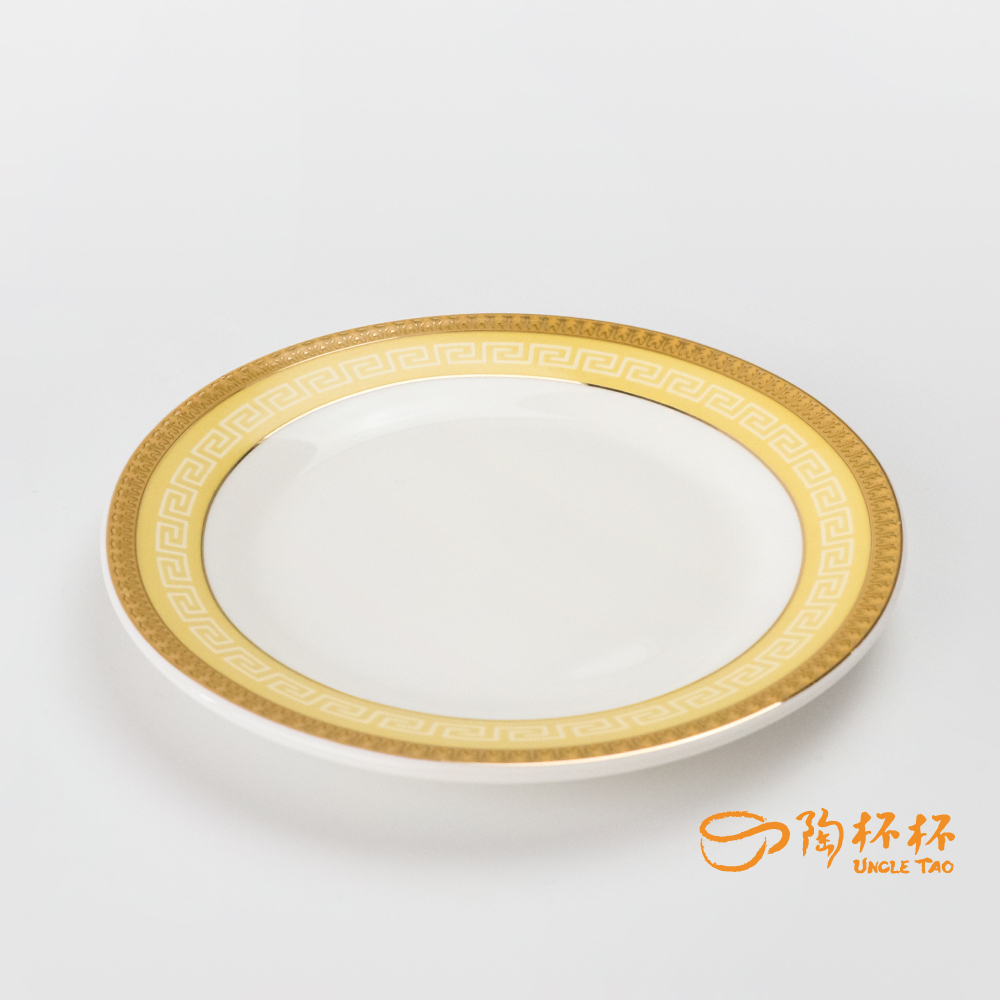 金百合 六吋平盤 AS03-13-01【陶杯杯瓷器】