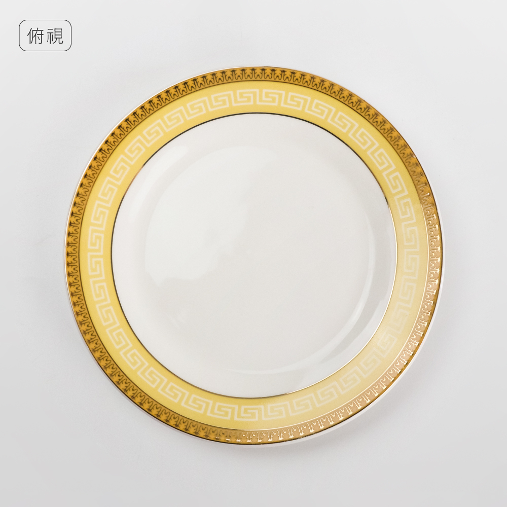 金百合 六吋平盤 AS03-13-01【陶杯杯瓷器】