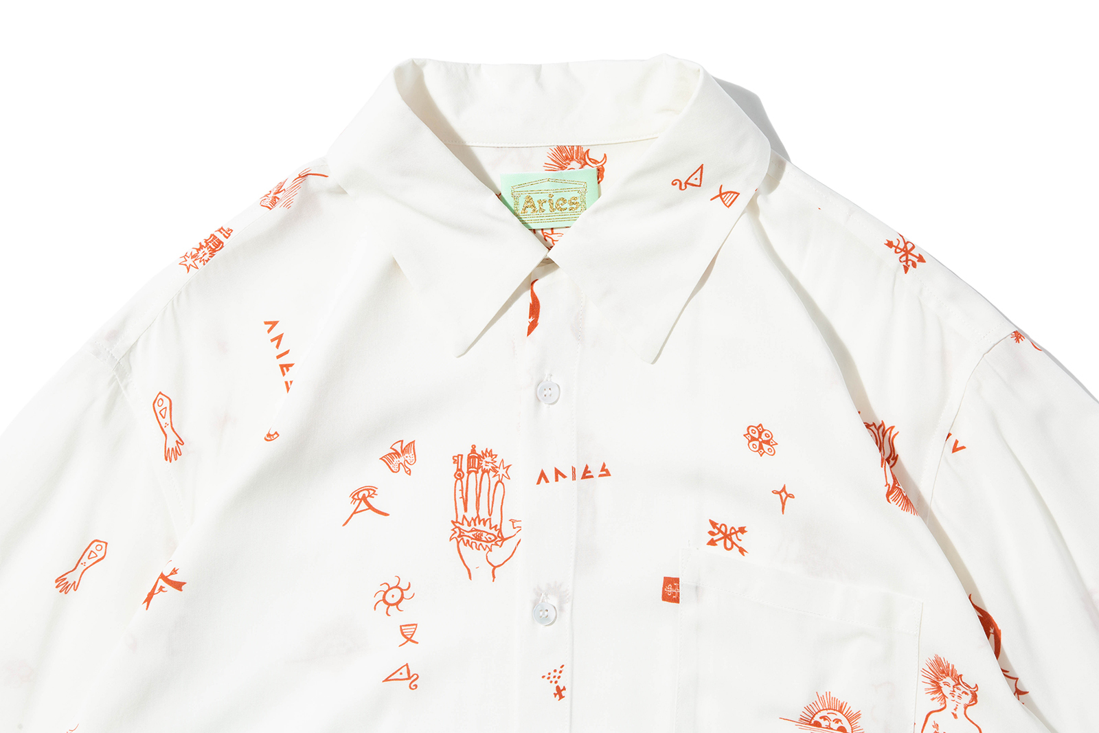 ARIES "MYSTIC PRINT HAWAIIAN SHIRT"
