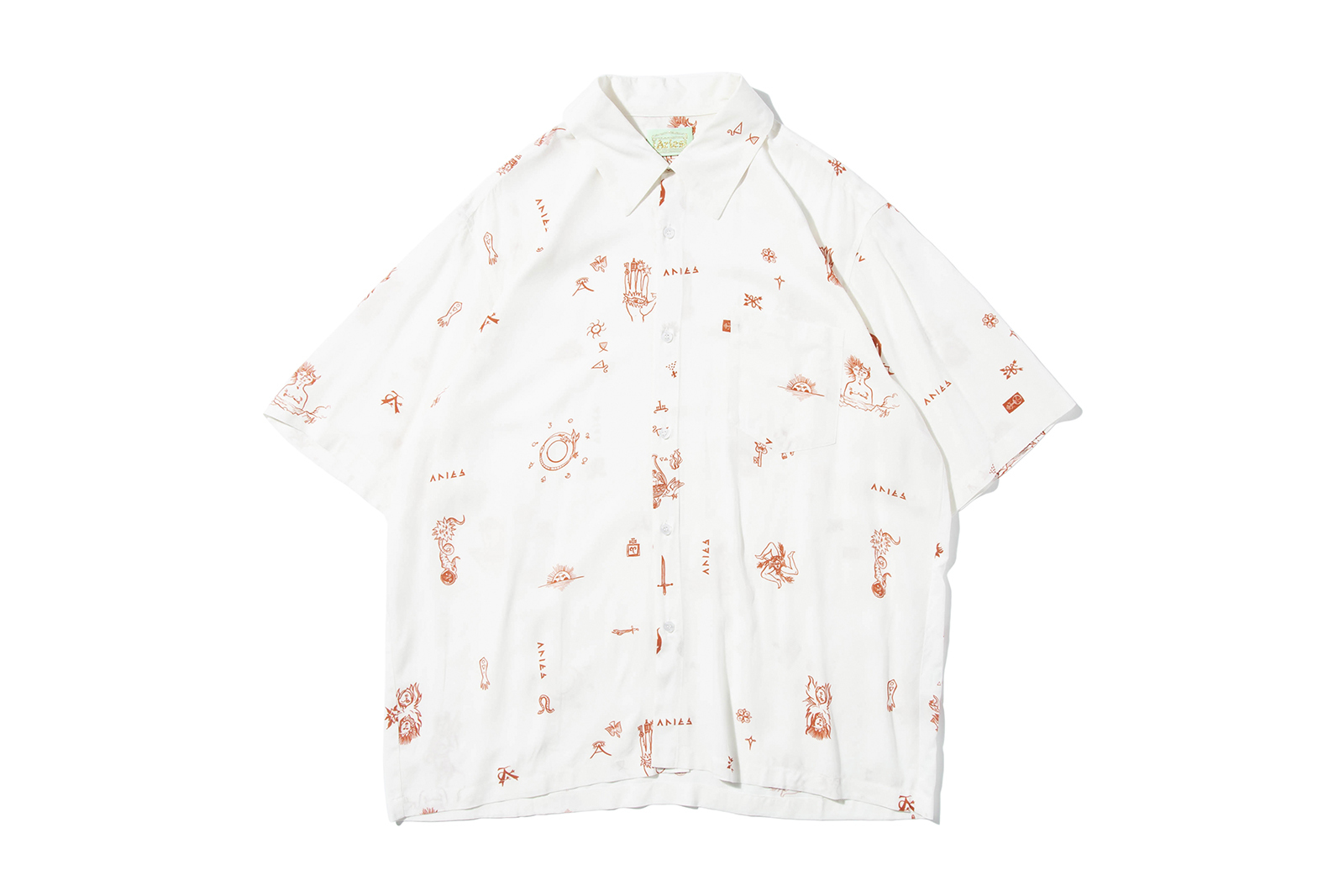 ARIES "MYSTIC PRINT HAWAIIAN SHIRT"