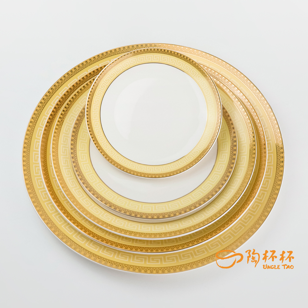 金百合 淺盤 21/26/31/35/41cm AS03-13-03 【陶杯杯瓷器】