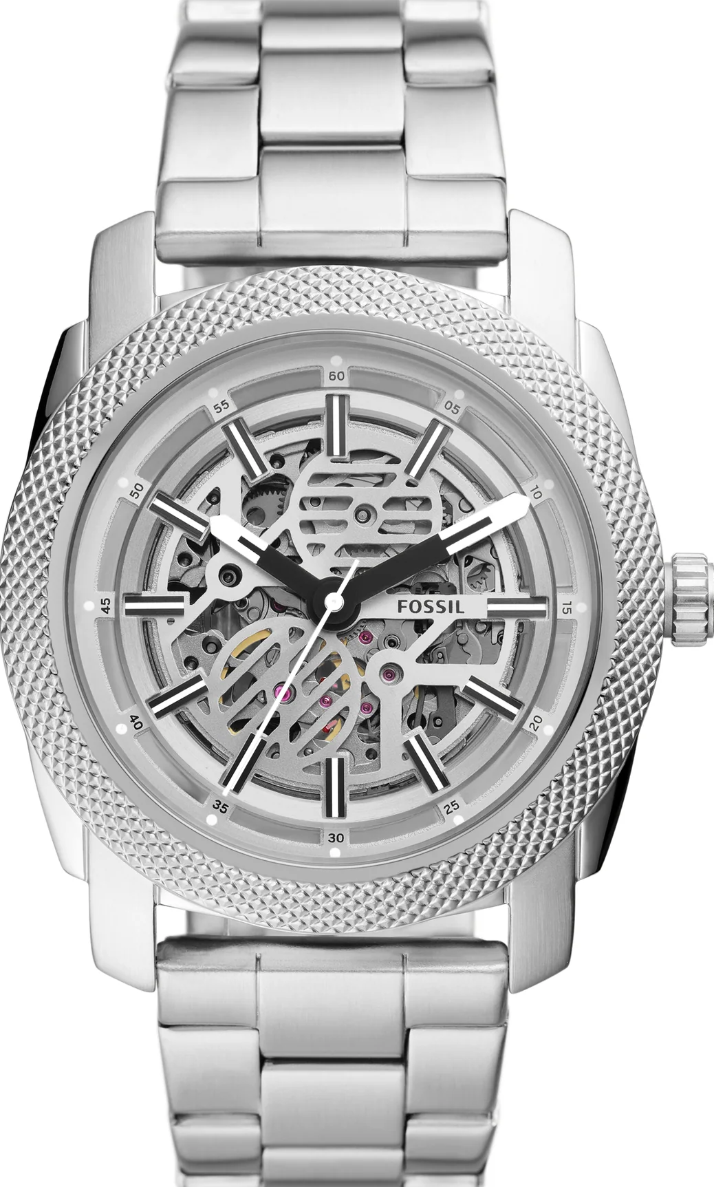 萬年鐘錶 - Fossil   透視錶面時尚機械男錶  ME3252 錶徑45MM