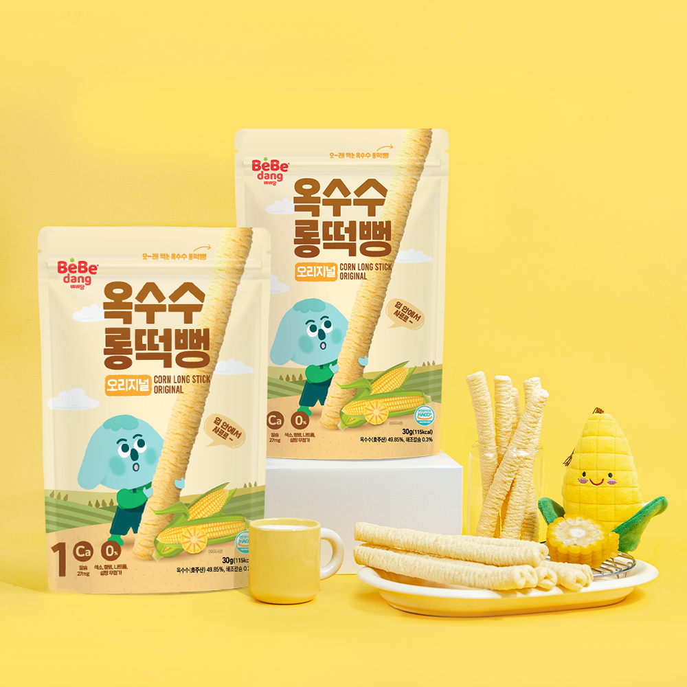 BeBeDang - 寶寶玉米長棒棒-原味(6M+)