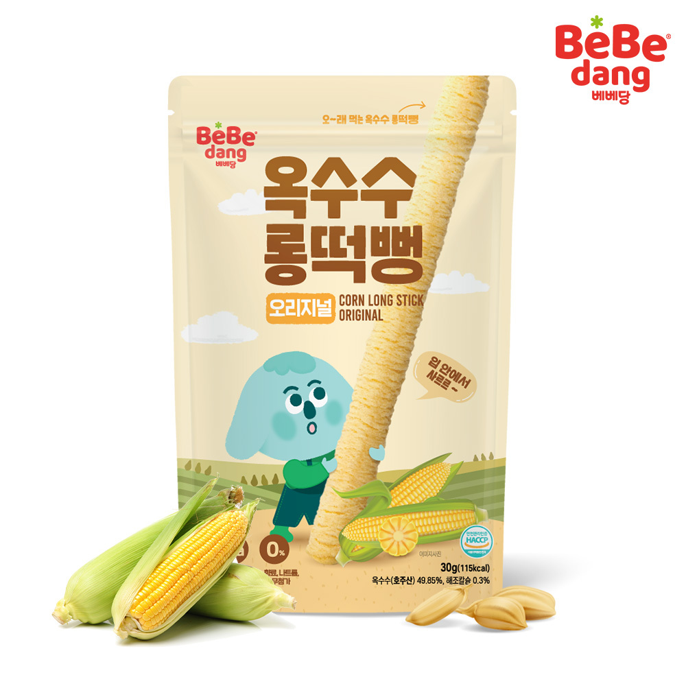 BeBeDang - 寶寶玉米長棒棒-原味(6M+)