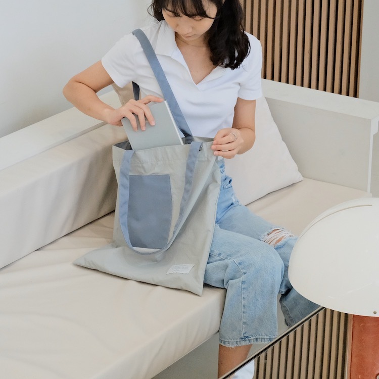 (福利品) 喜怒哀樂 口袋托特包