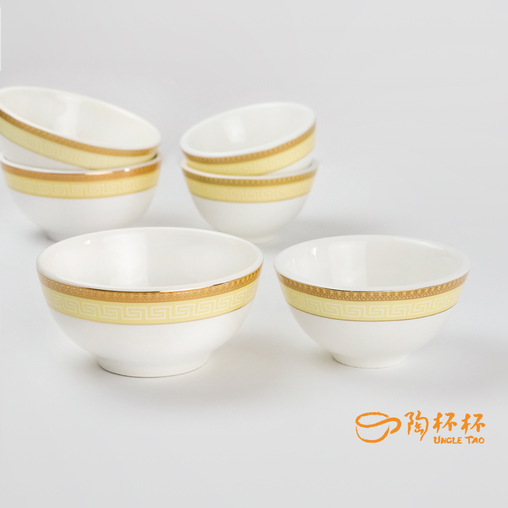 金百合 飯碗 甜湯碗 10/11.5cm AS03-13-20  【陶杯杯瓷器】