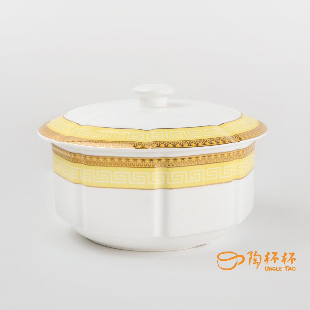 金百合 富貴盅 附盅蓋 AS03-13-51【陶杯杯瓷器】