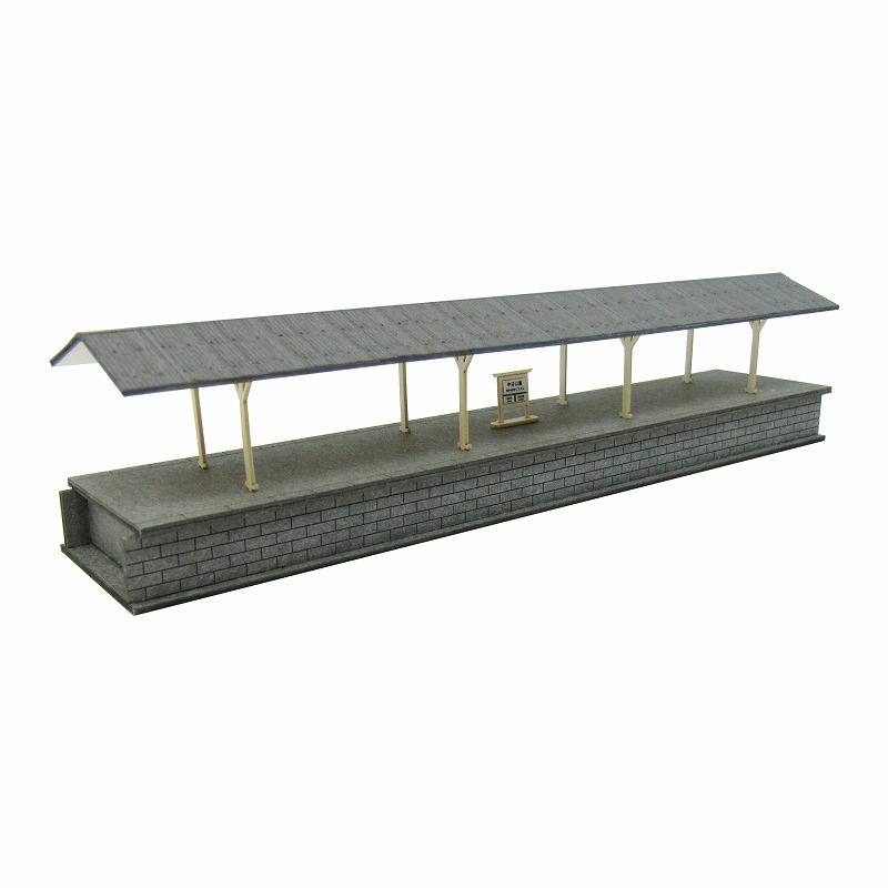 日本sankei 微縮藝術精品_【MP01-102】ホーム-4延長