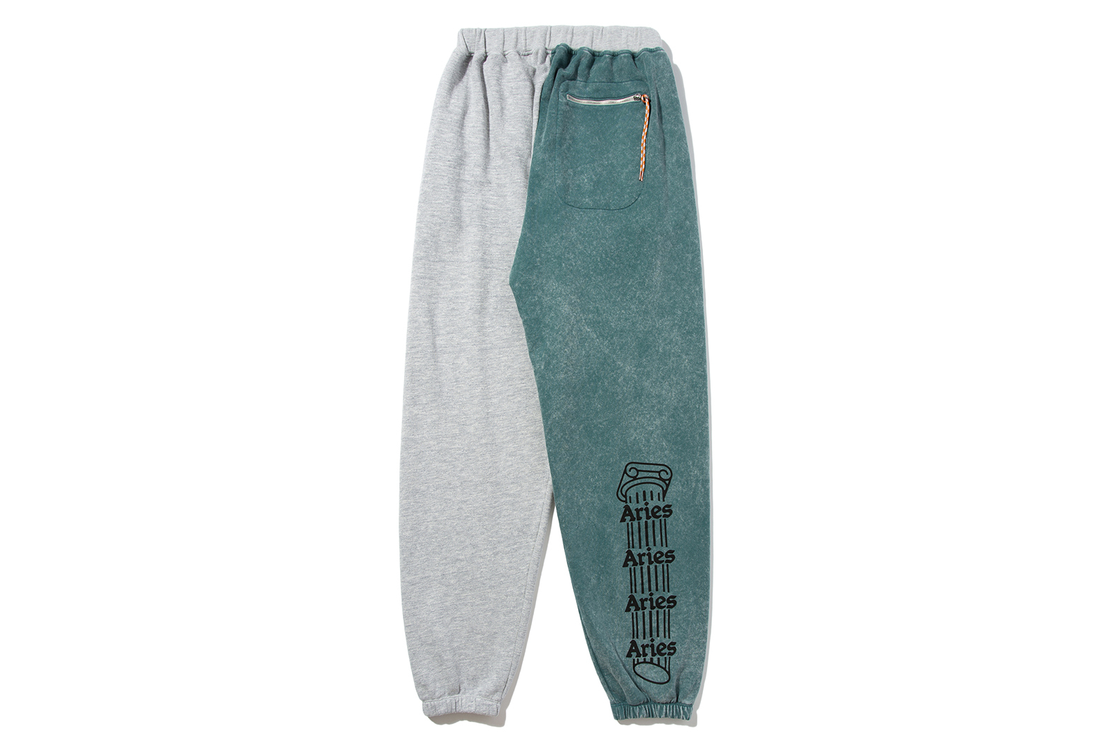 ARIES "COLOURBLOCK SWEATPANT" (Grey)