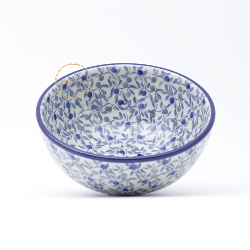 碗-Ø14.8cm高6.5cm-原野藍莓