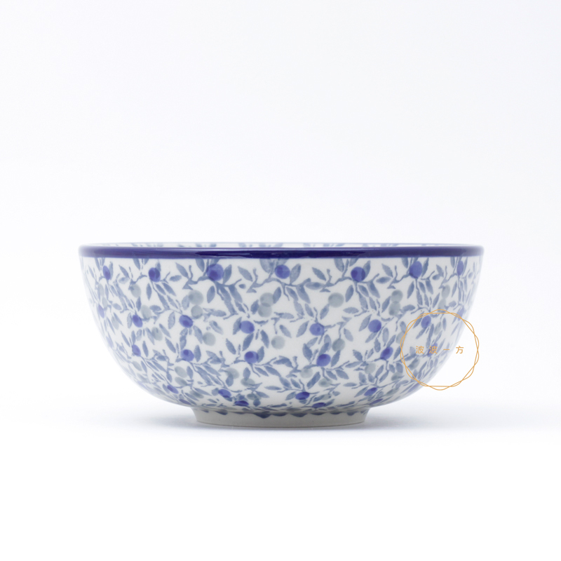 碗-Ø14.8cm高6.5cm-原野藍莓