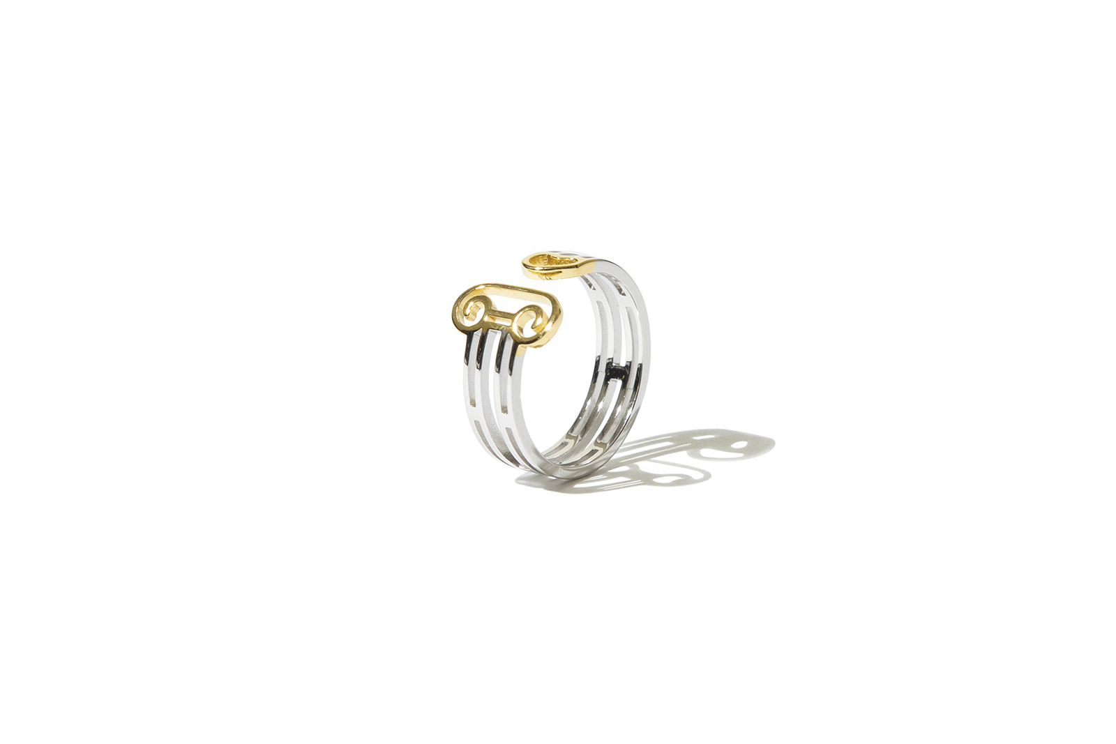 ARIES "COLUMN RING" (Silver*Gold)