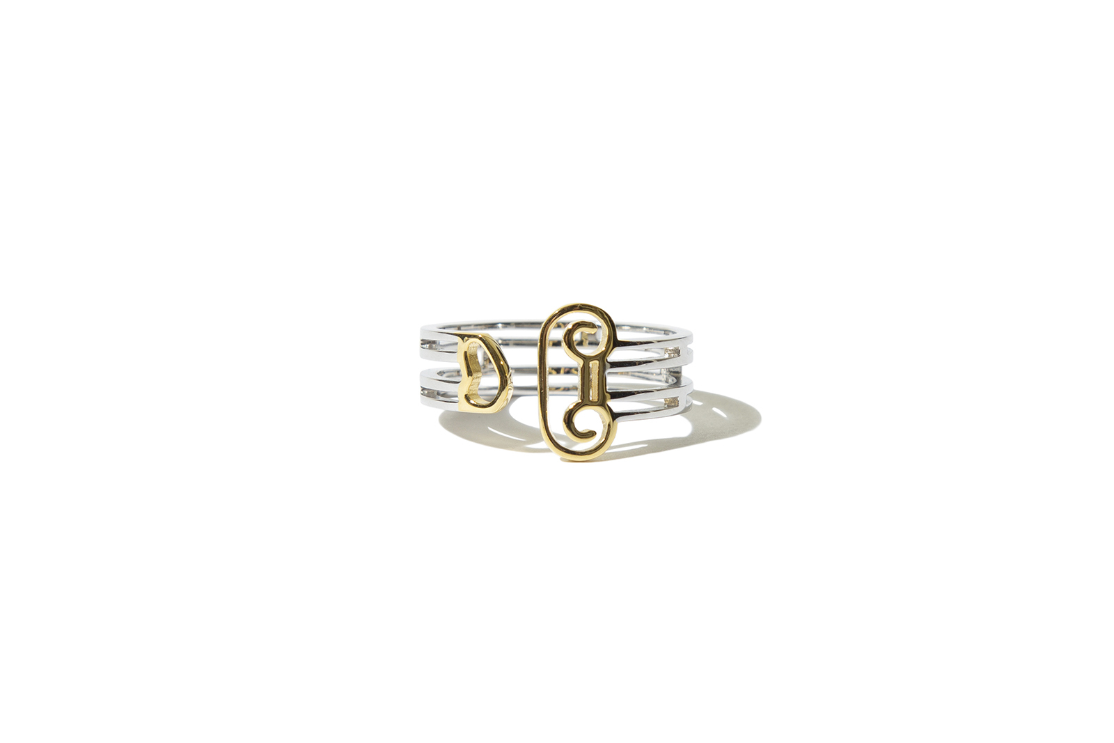 ARIES "COLUMN RING" (Silver*Gold)