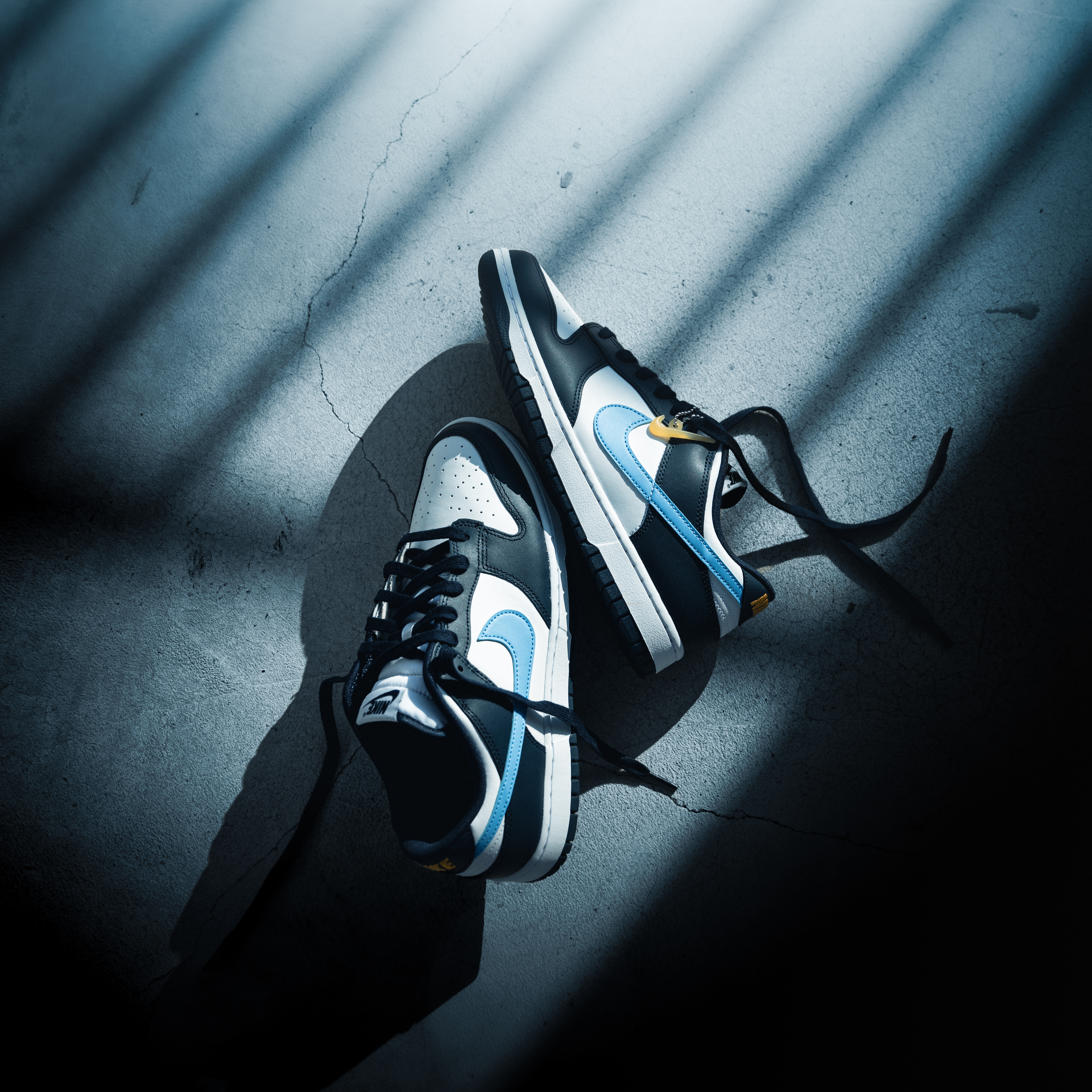 NICEDAY 代購 Nike Dunk Low  月光午夜藍 藍 白 黃 男款 FN7800-400