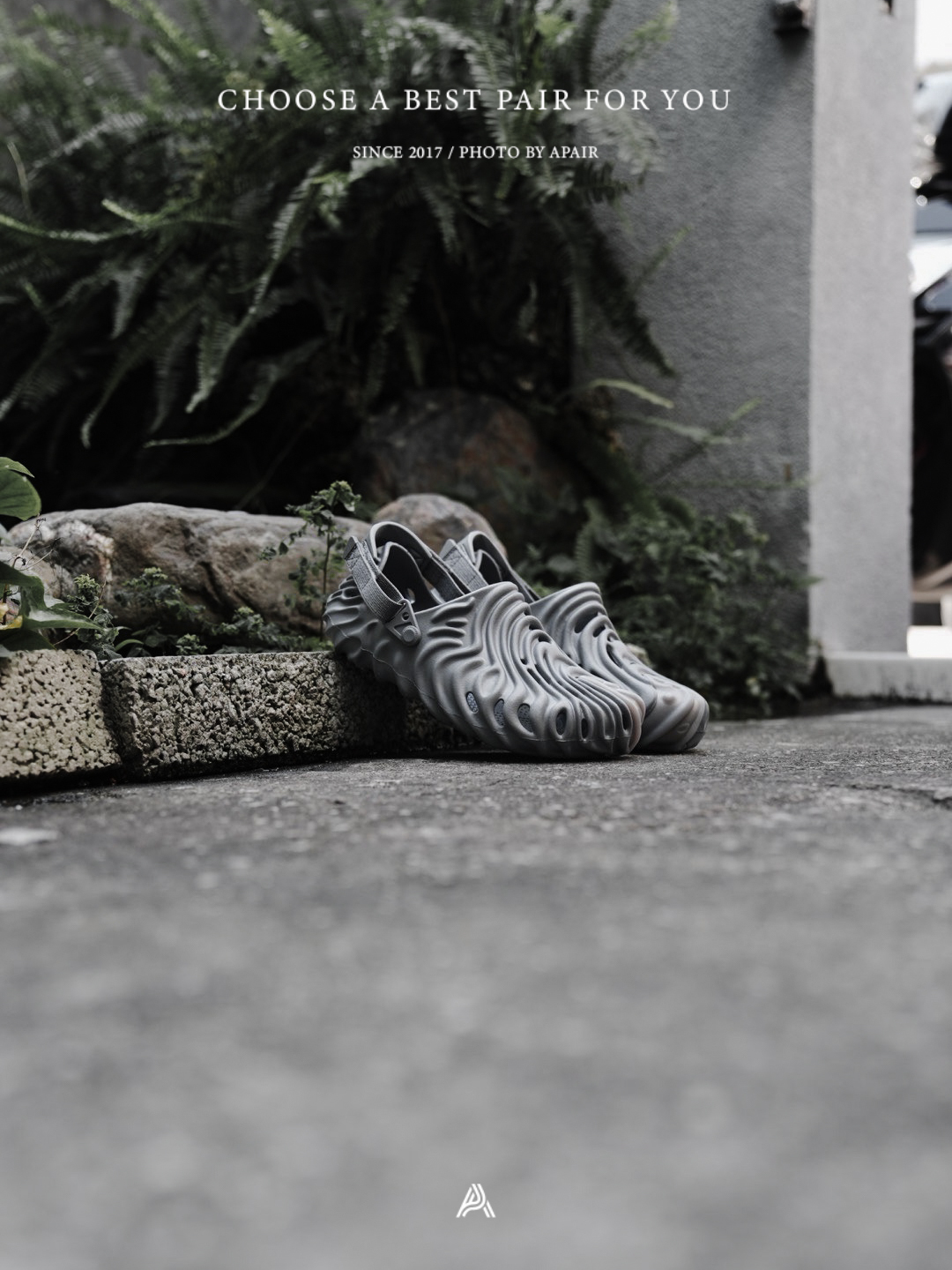 【APAIR】預購 Salehe Bembury x Crocs Pollex Clog 指紋鞋 沙灘涼鞋 水泥灰 207393-1MA