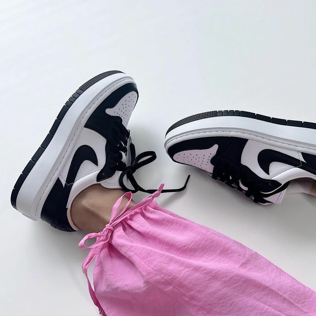 Nike Air Jordan 1 Elevate 熊貓 配色 黑色 白色 基本款 增高 厚底 DH7004-109