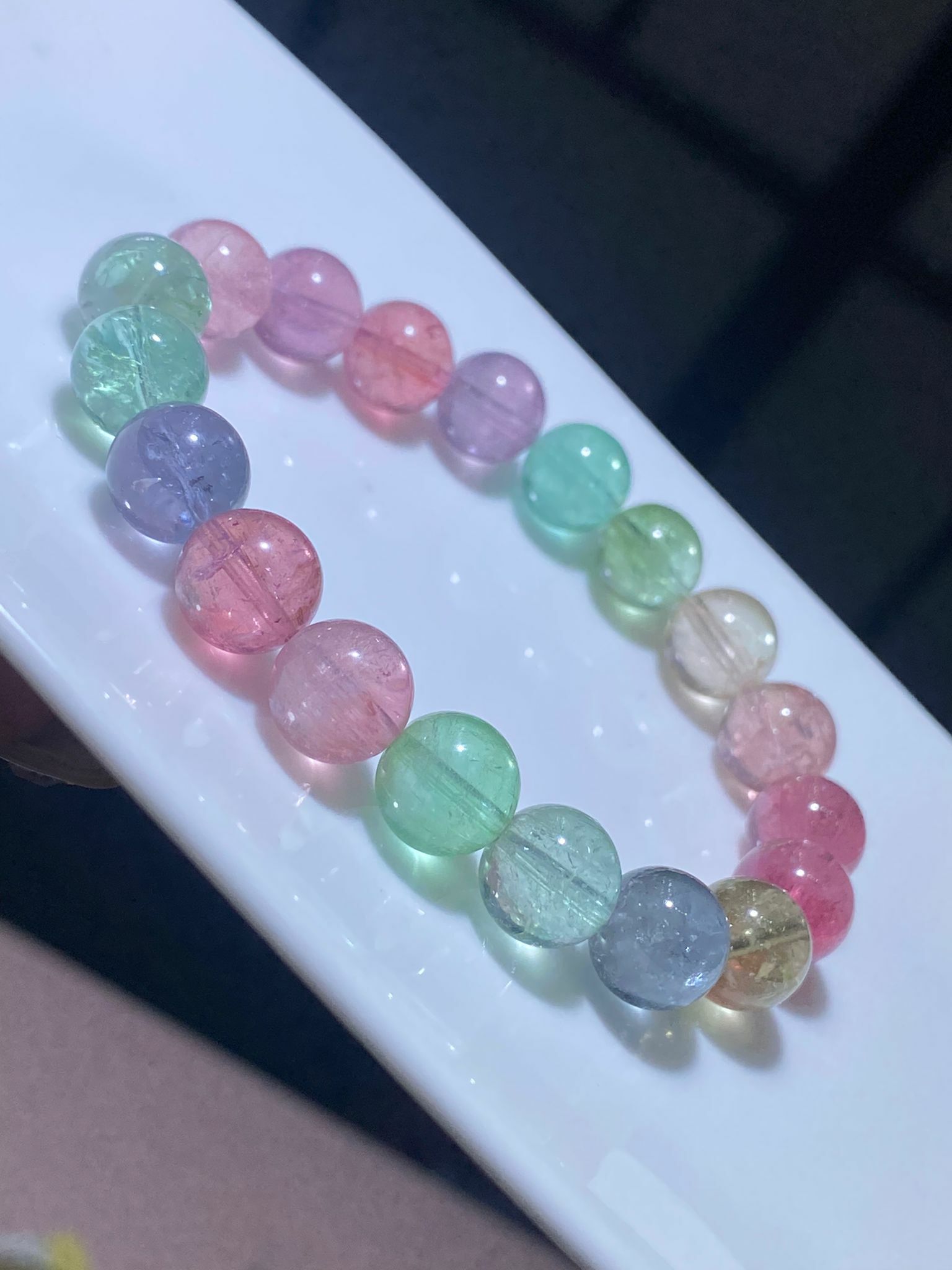 9.5-9.8mm 高質透美人魚碧璽