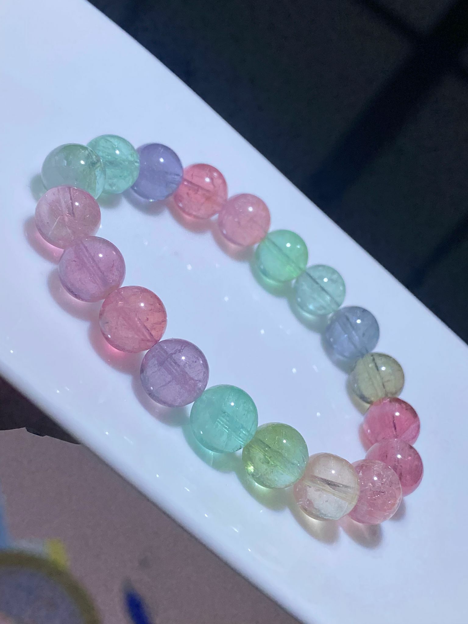 9.5-9.8mm 高質透美人魚碧璽