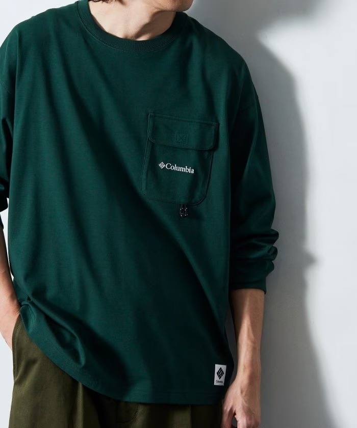 日版 Columbia Pocket L/S T-Shirt