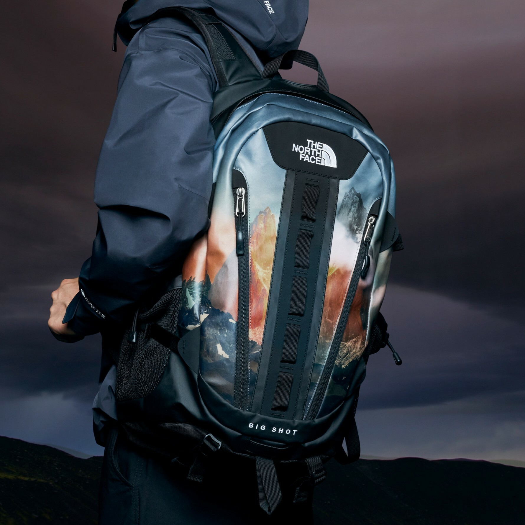 THE NORTH FACE BIG SHOT NOVELTY 山岳 圖案 後背包 NM2DP51B