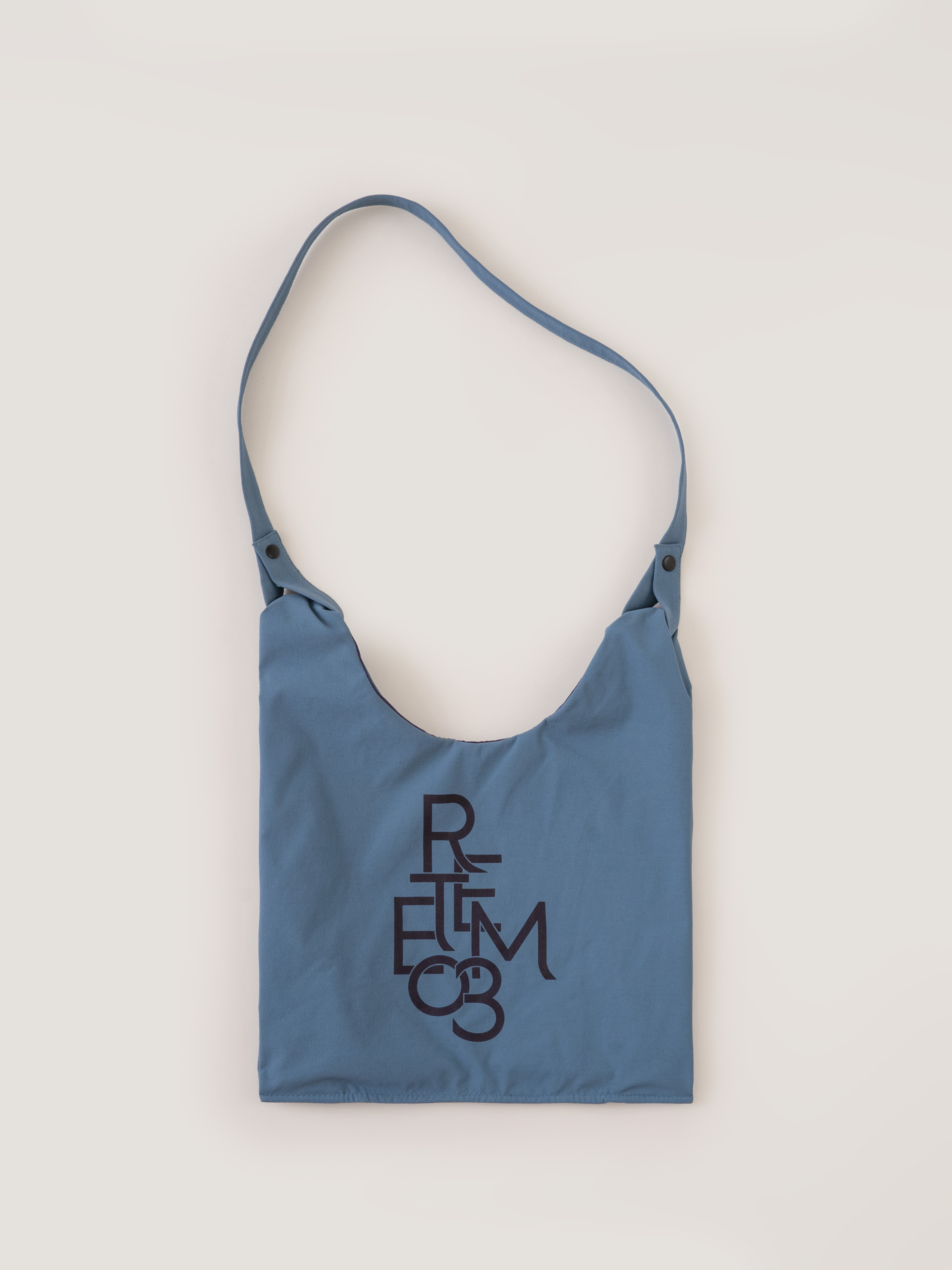 RETEM03 Logo Printed Tote Bag | Provence Blue