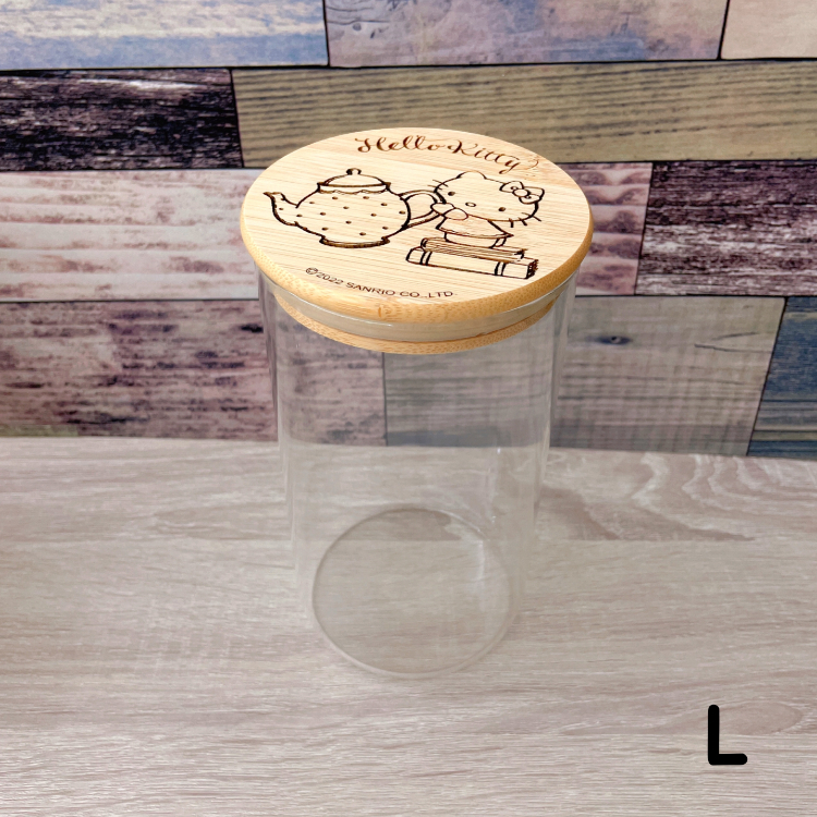 23033-KT Sanrio Hello Kitty 玻璃密封罐 L size #KM23