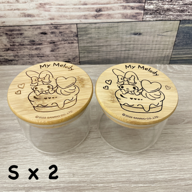 23033-MM Sanrio My Melody 玻璃密封罐 S size #KM23