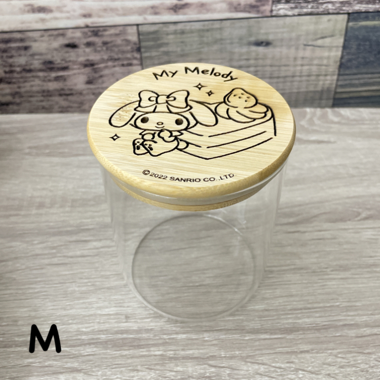 23033-MM Sanrio My Melody 玻璃密封罐 M size #KM23
