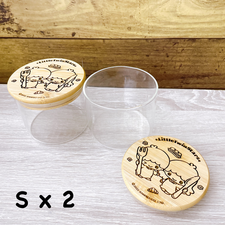 23033-TS Sanrio Little Twin Stars 玻璃密封罐 S size #KM23