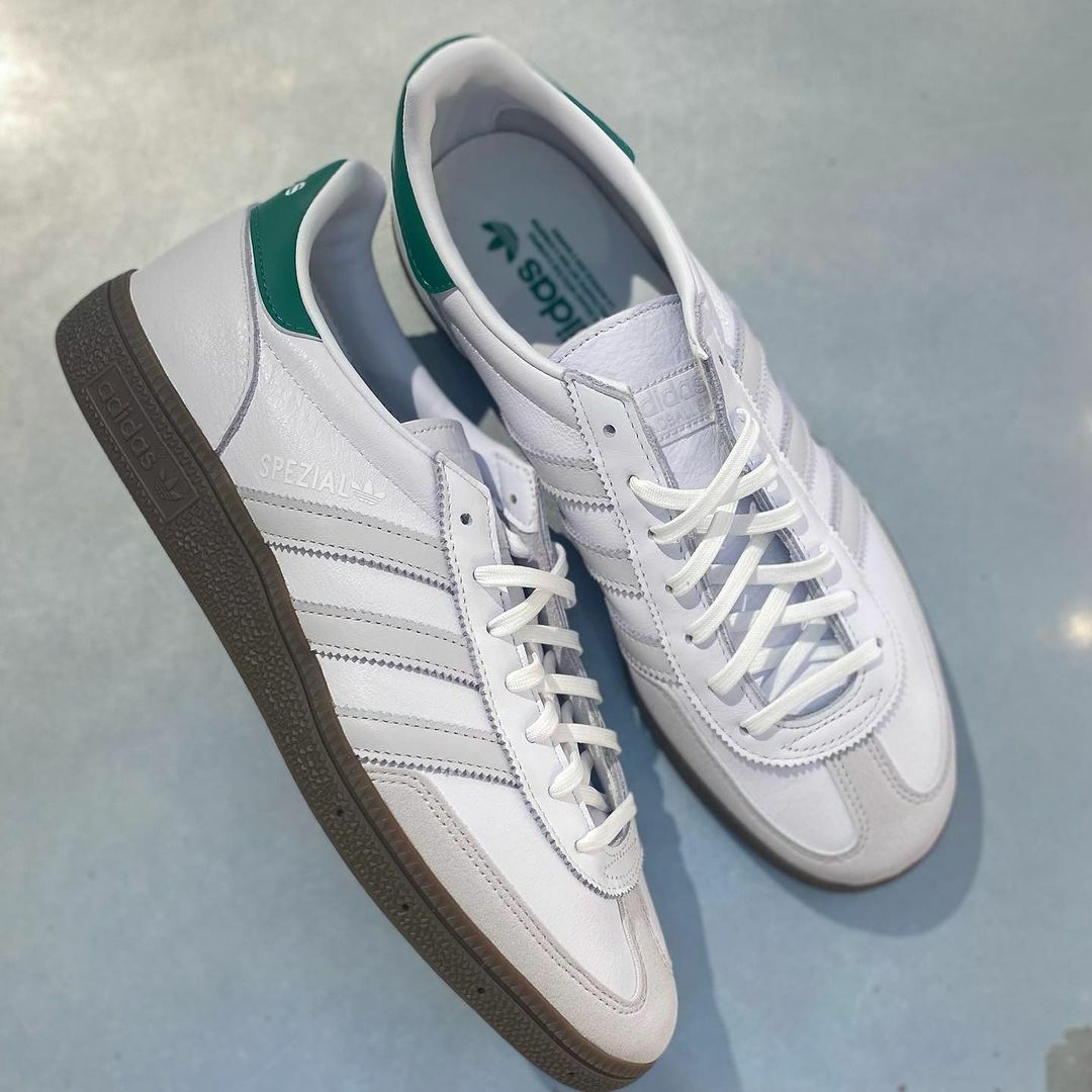 ADIDAS HANDBALL SPEZIAL 復古Y2K 白灰綠綠尾焦糖底男鞋IG8655