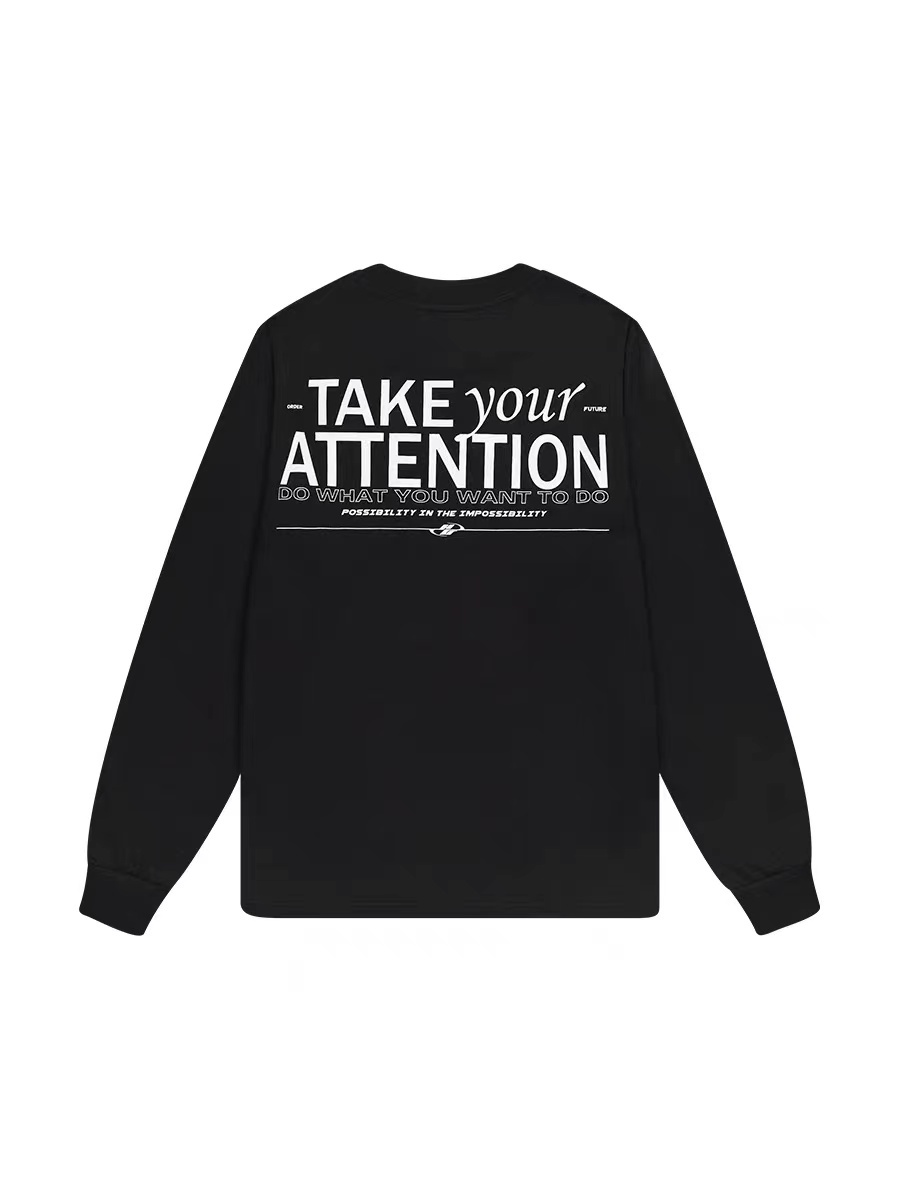 Harsh and Cruel 23SS cleanfit排版設計寬鬆圓領長袖 HZ232020326