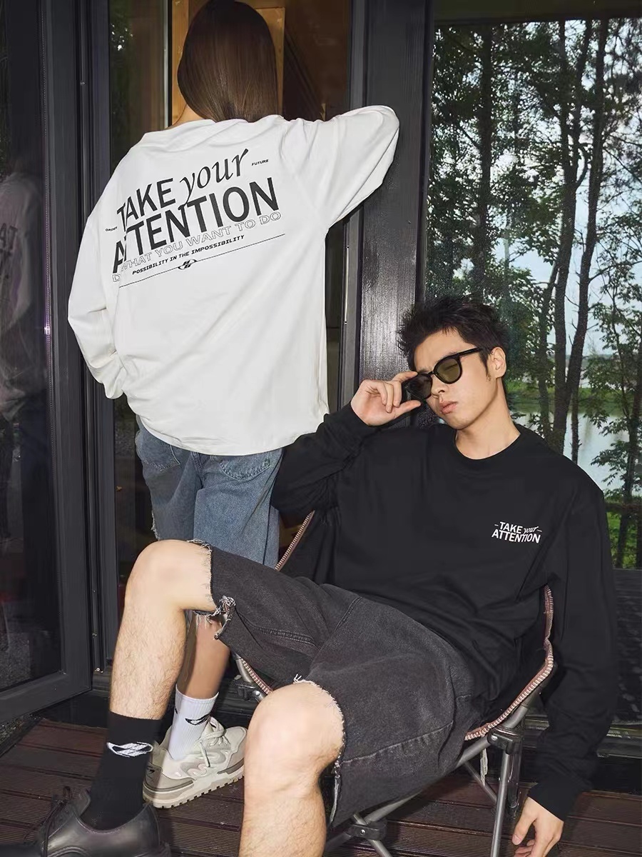 Harsh and Cruel 23SS cleanfit排版設計寬鬆圓領長袖 HZ232020326