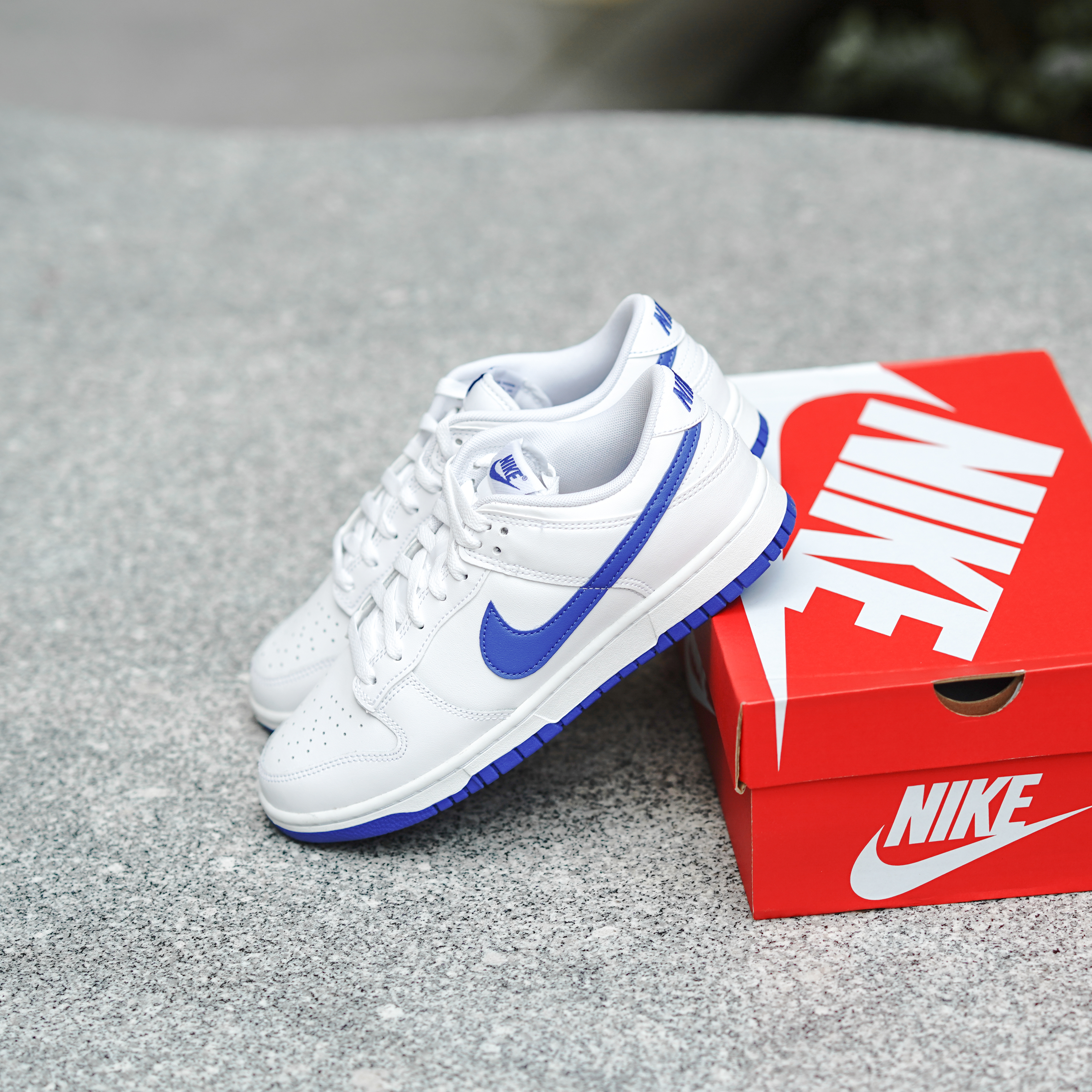 現貨) Nike Dunk Low White Hyper Royal 皇家藍DV0831-104