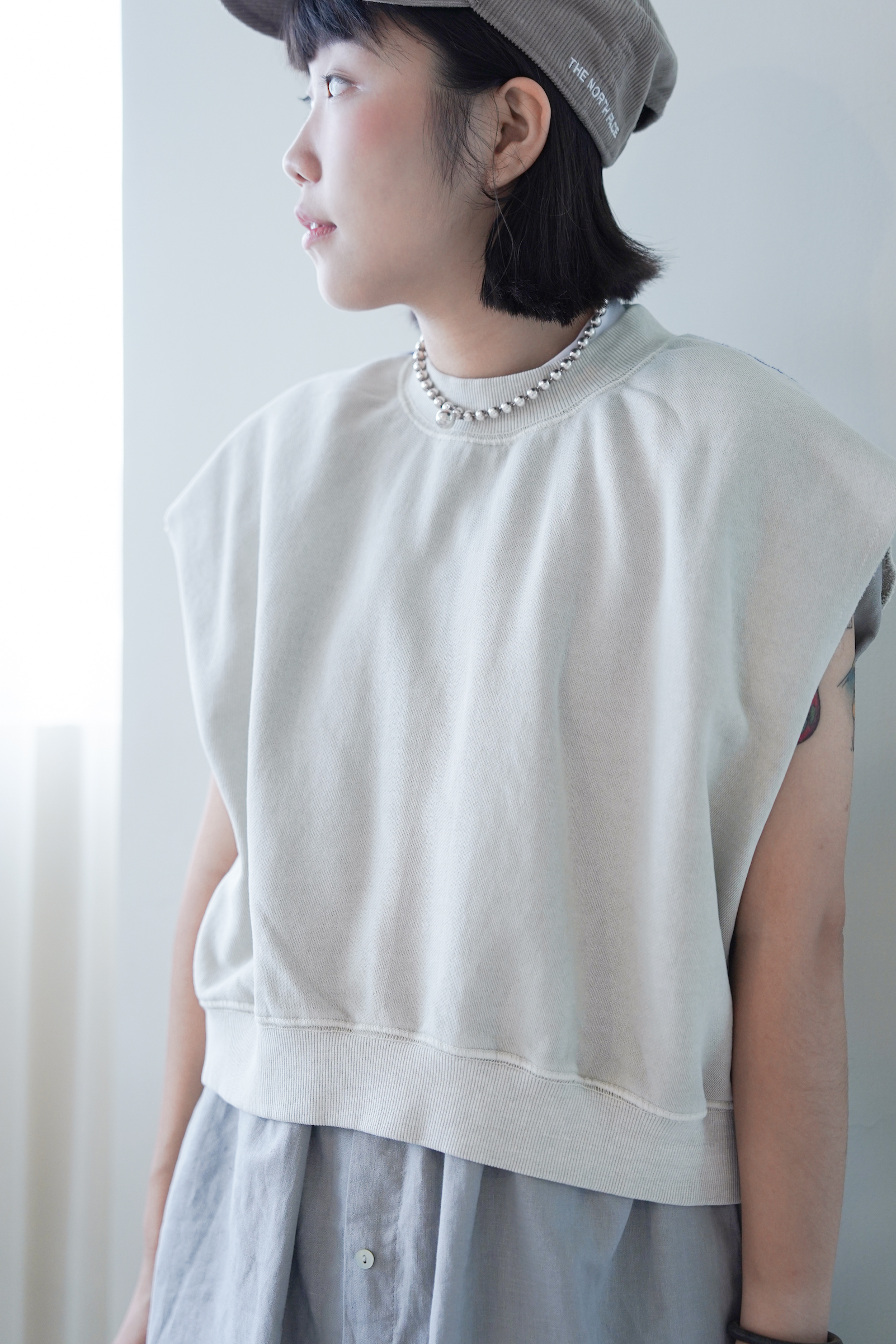 KRJC 落肩小立領衛衣