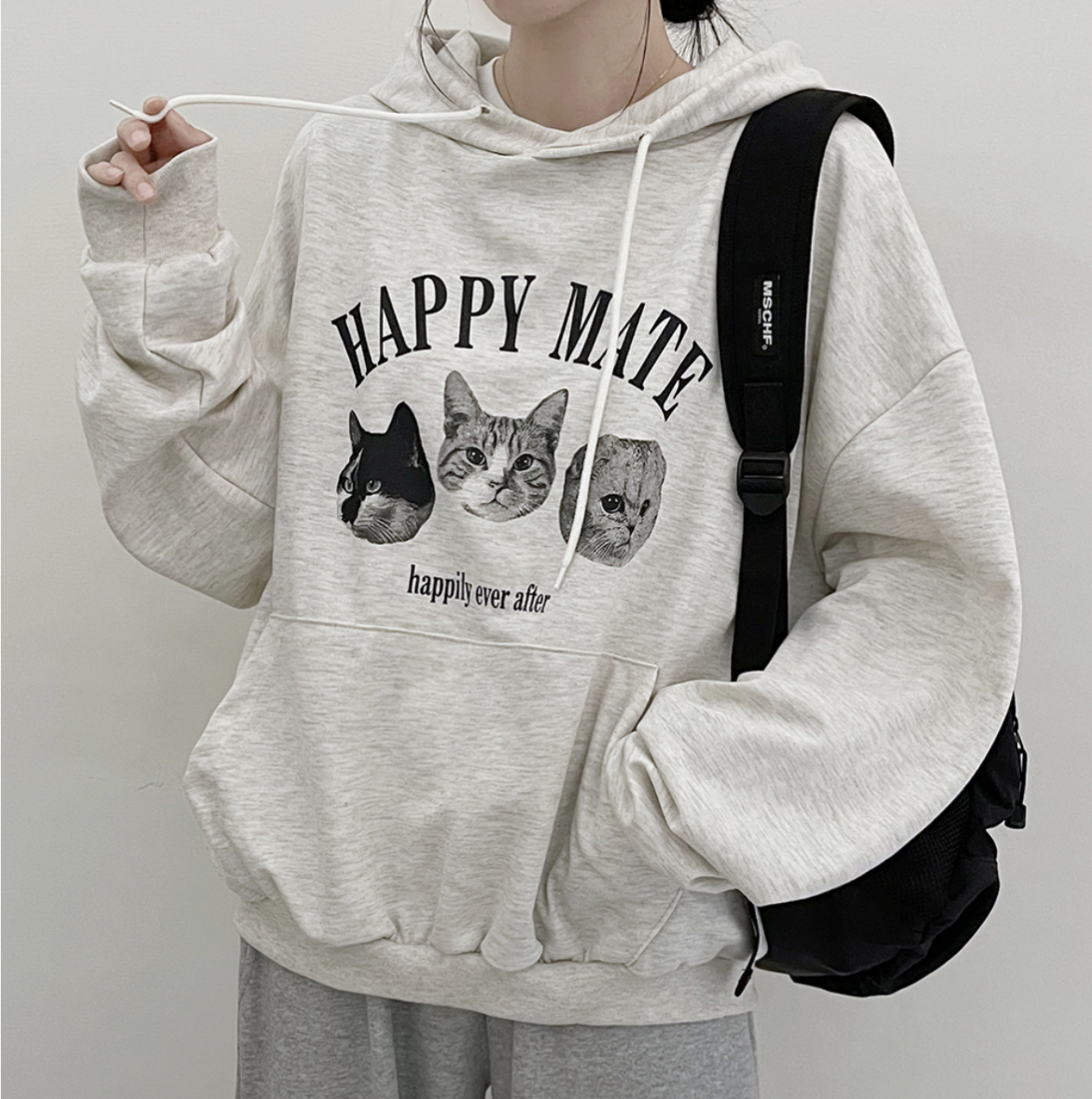 KR HAPPY MATE HOODIE 3 COLORS