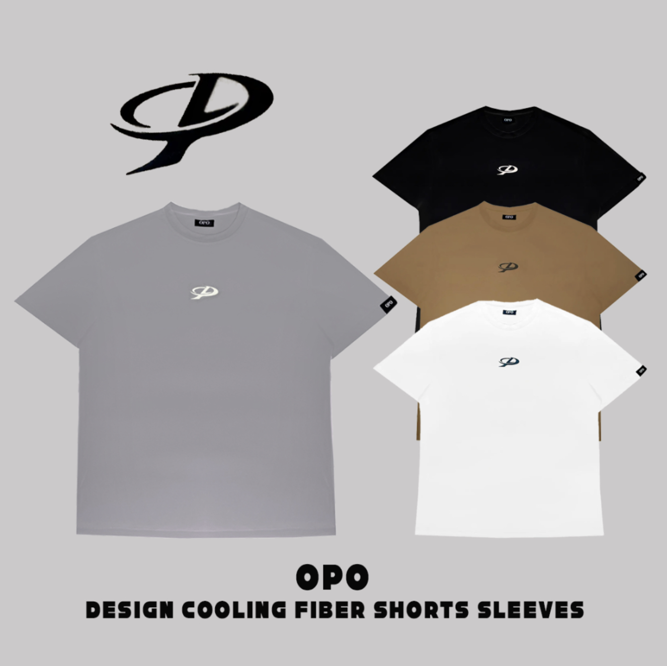 OPO新銳設計師品牌 LOGO 涼感 TEE 短袖 上衣 T-SHIRT