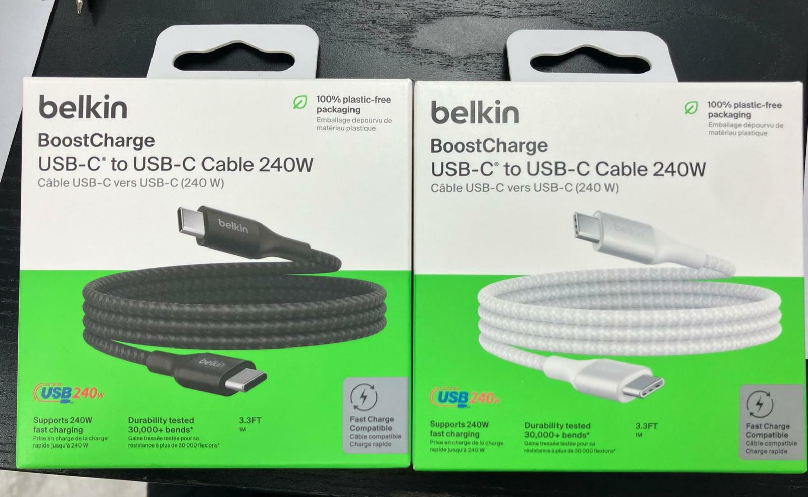 Belkin配合最新IPhone快叉C To C 240w Cable