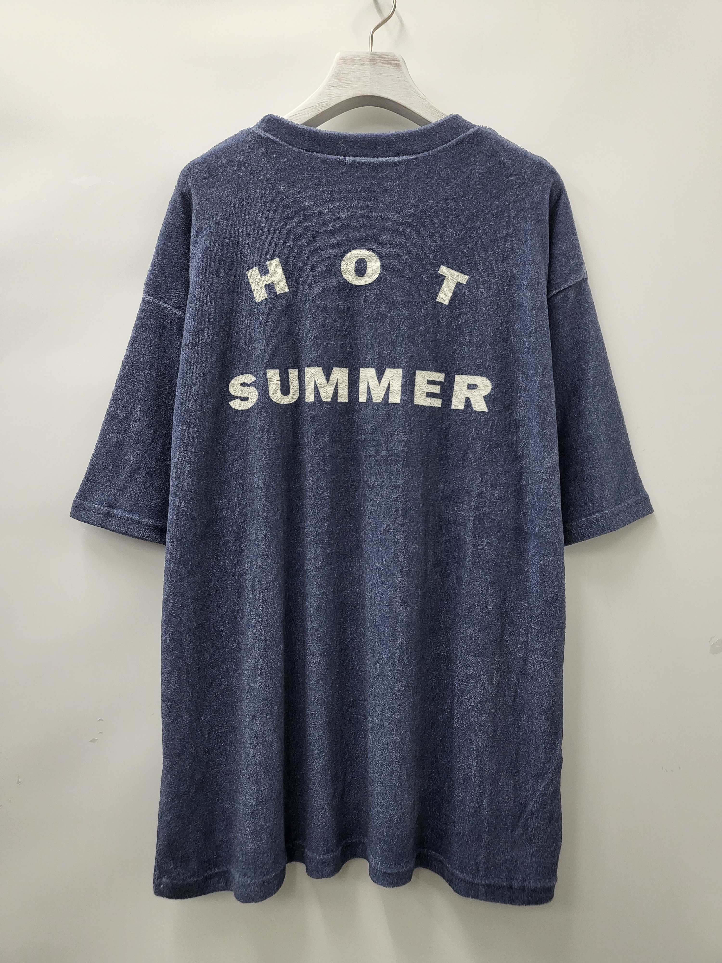 毛巾質地英文字短袖Tee T5129