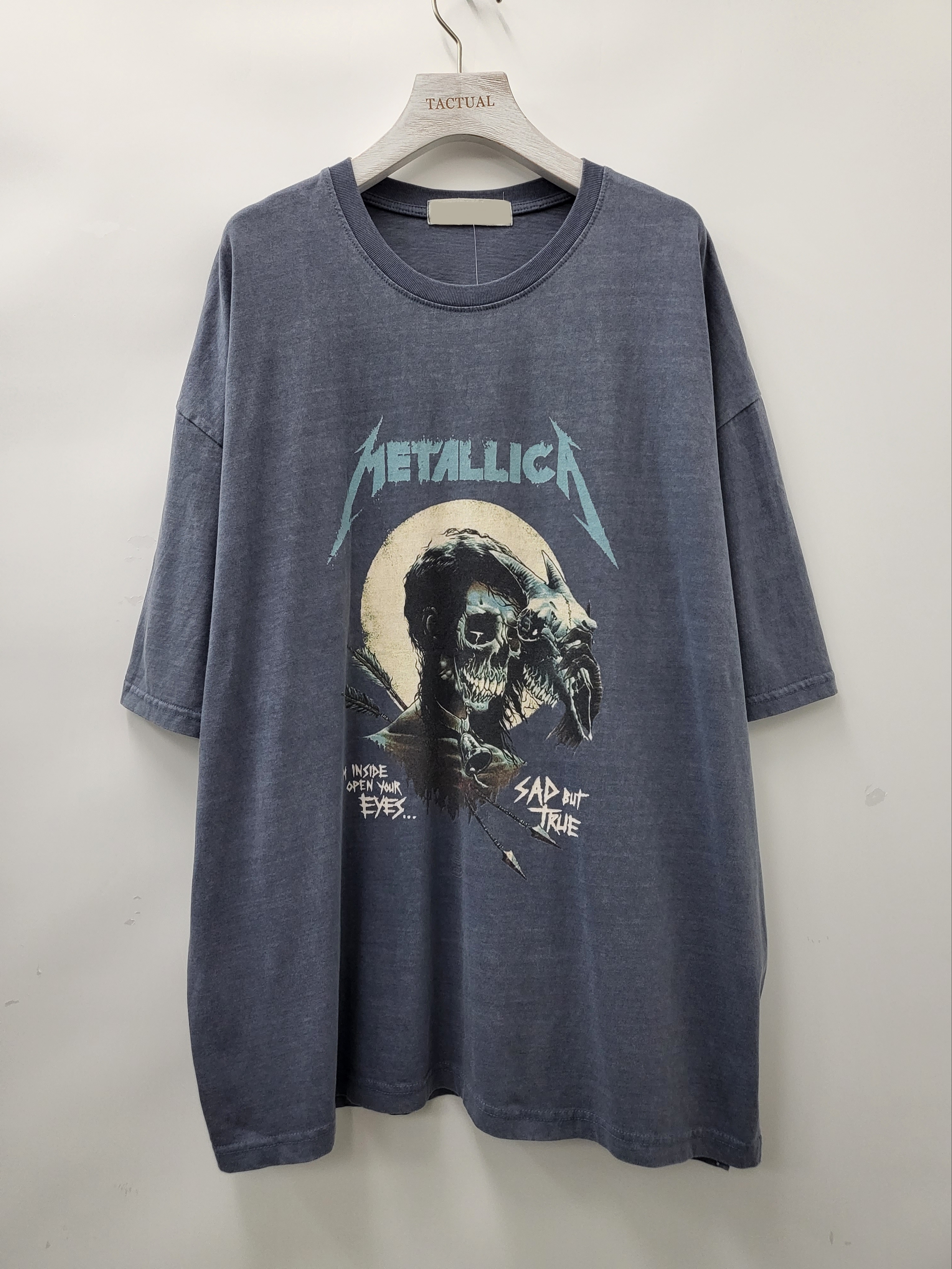 Metallica英文字圖案短袖Tee T5126