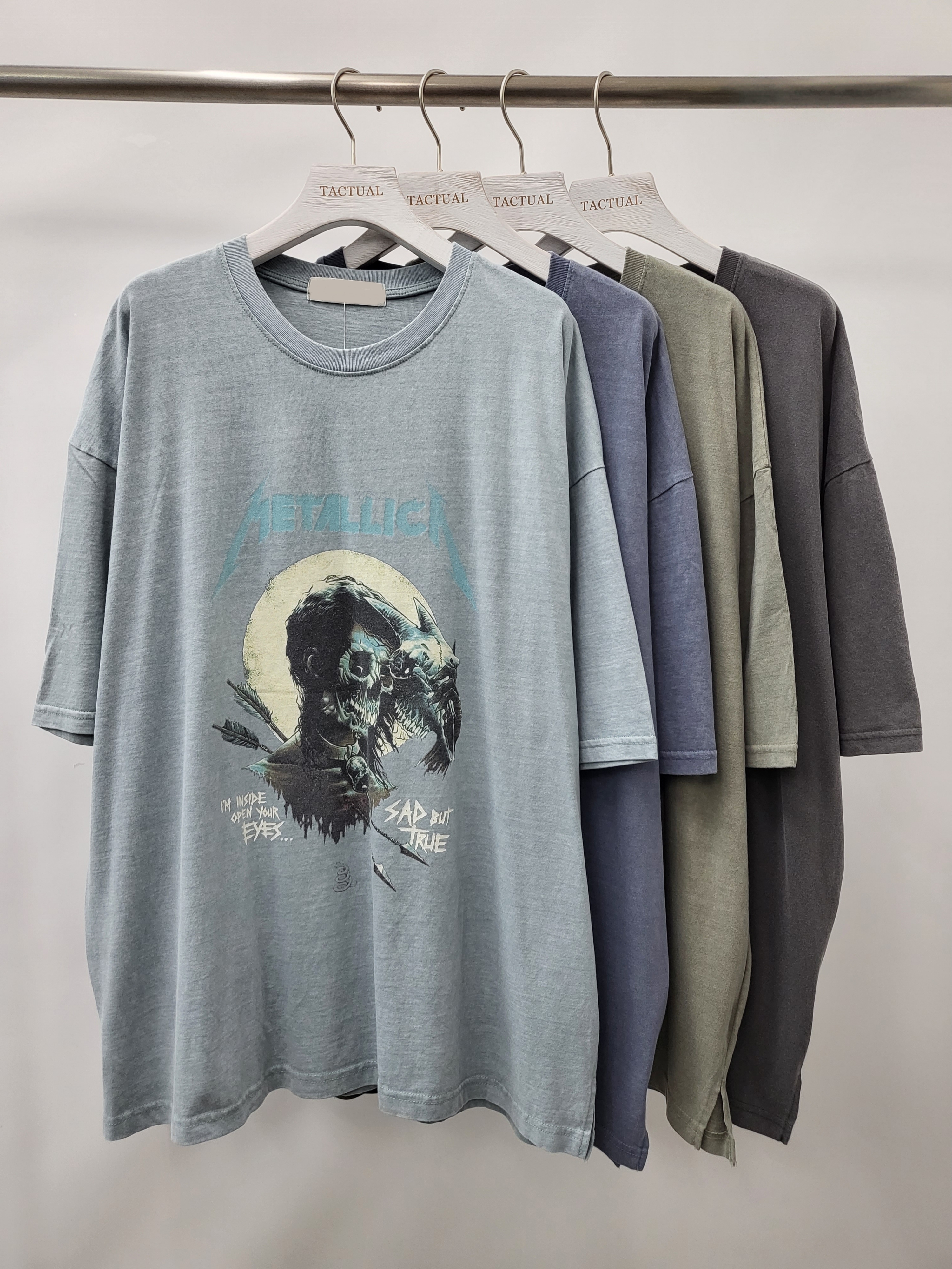 Metallica英文字圖案短袖Tee T5126