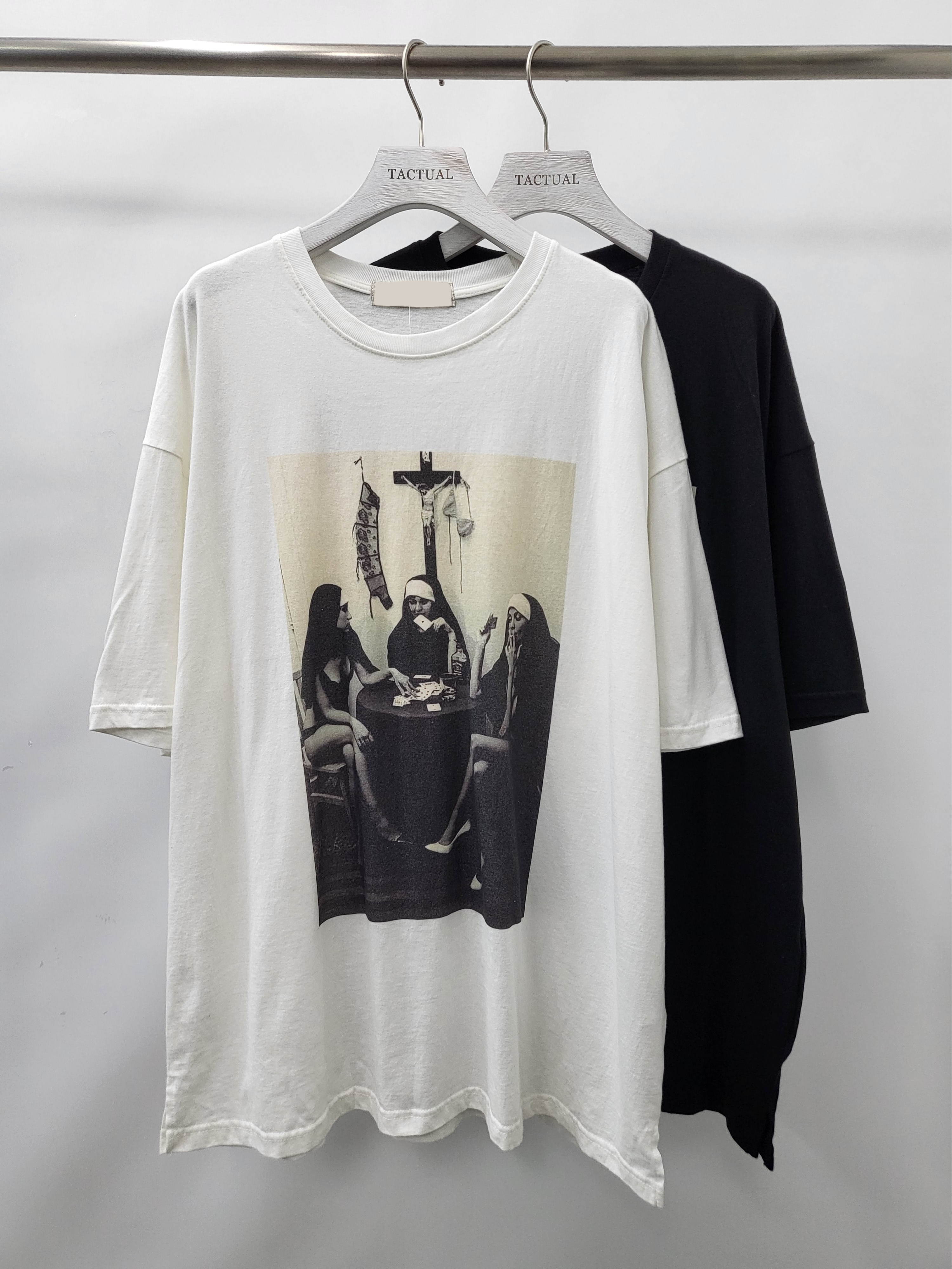 性感修女圖案短袖Tee T5125