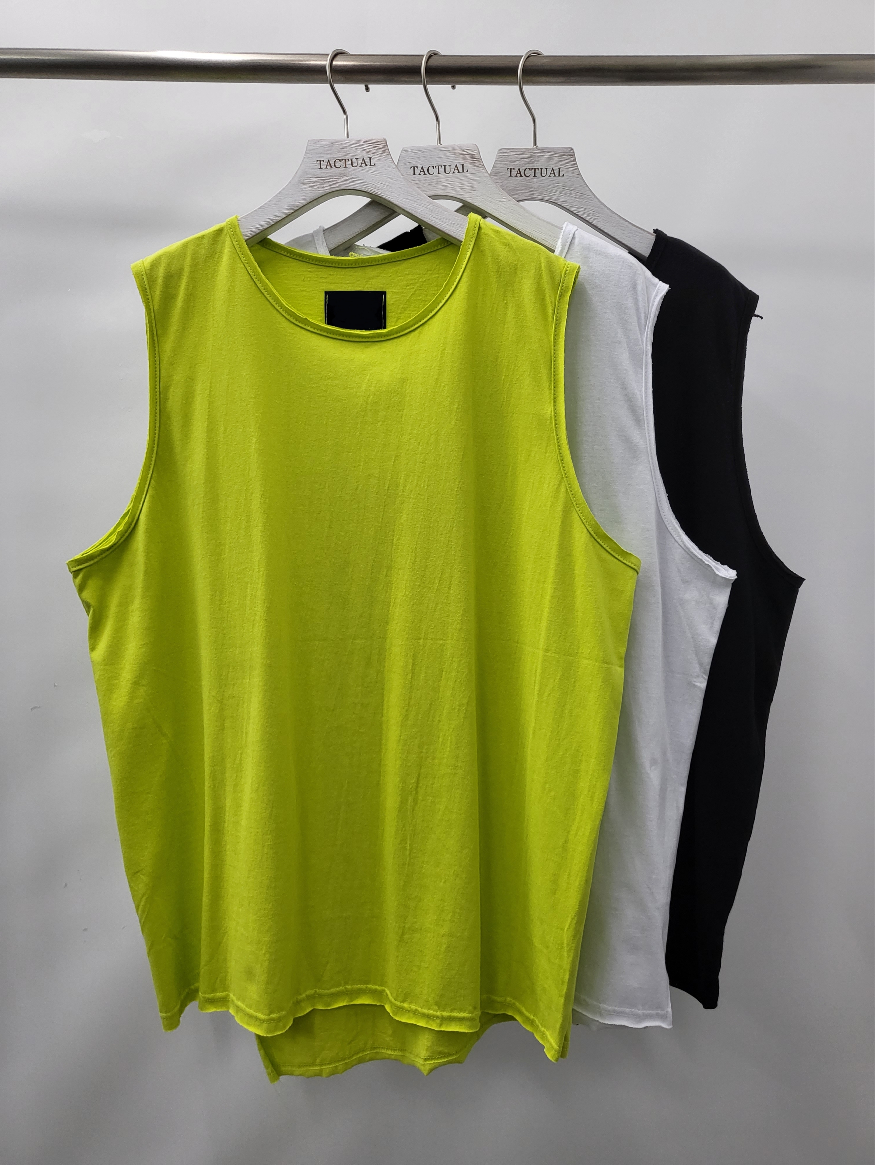 淨色不規則背心 V1013