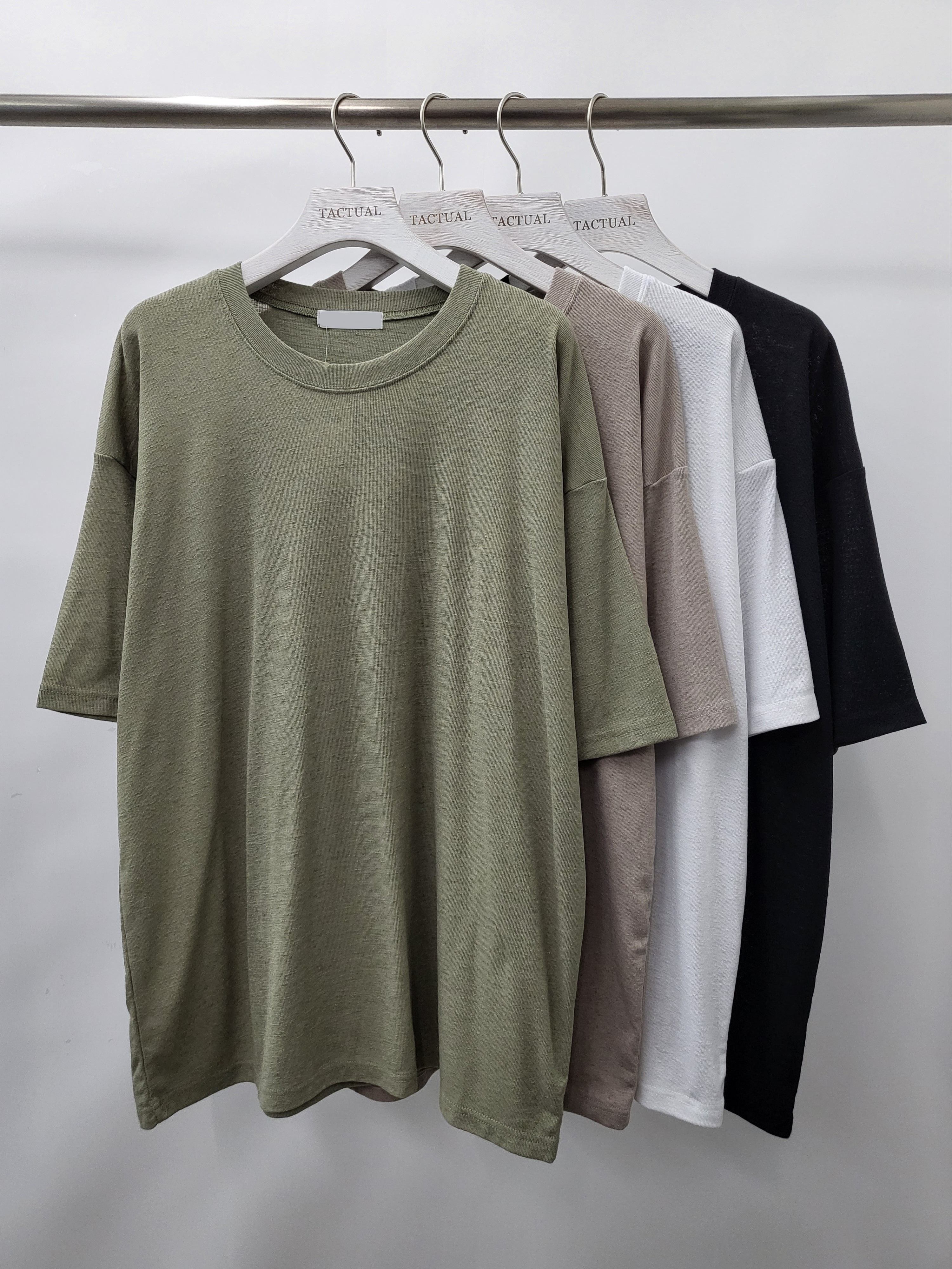 淨色短袖線Tee T5136