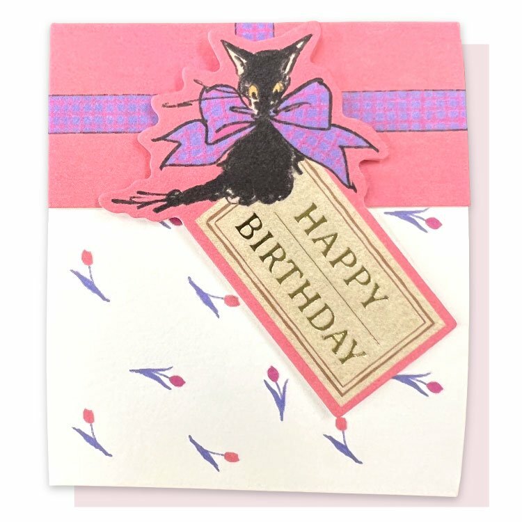 禮物 貓與我系列 立體生日卡片｜日本Kurahashirei