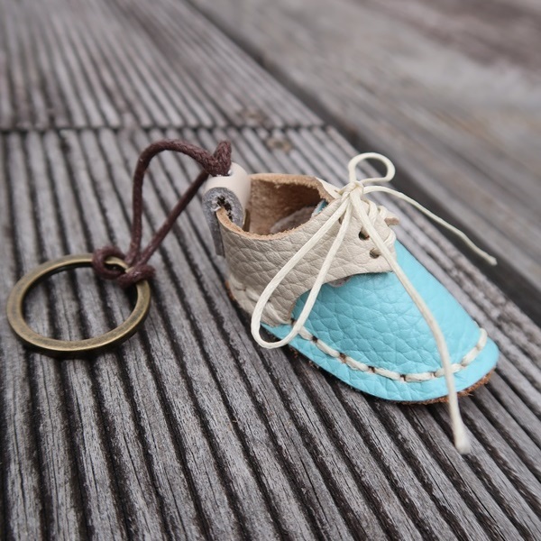 手縫蠟線真皮皮件鑰匙圈瑪麗珍鞋(Mary Jane)、孟克鞋(Monk)、德比鞋(Derby)材料包