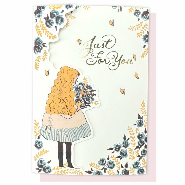 花束 貓與我系列 萬用卡片｜日本Kurahashirei